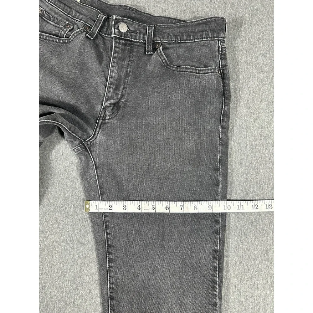 Levi's 511‎ Big E Premium Slim Fit Stretch Jeans Faded Black Denim Men's 33x30
